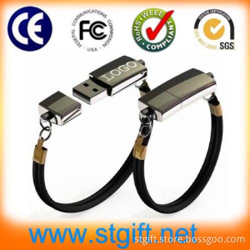 Newest 4GB Bracelet USB Flash Memory for Fashion Jewelry